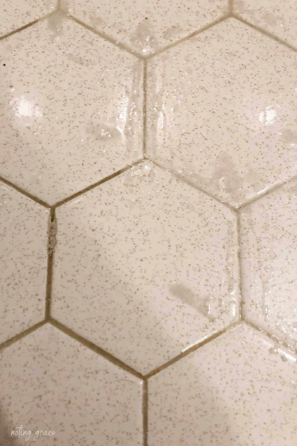 How We Changed Our Bathroom Tile For Bucks Noting Grace