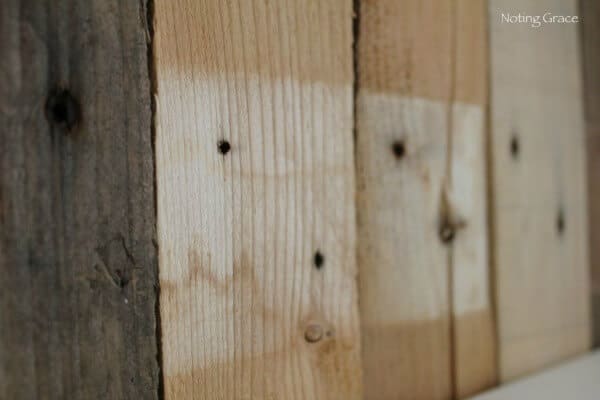 DIY Pallet Bookcase: How to add Pallet wood to a bookcase for a beautiful transformation!