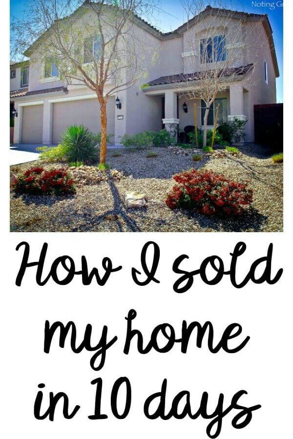 How I Sold My Home 10 days …and Got a Full Price Offer