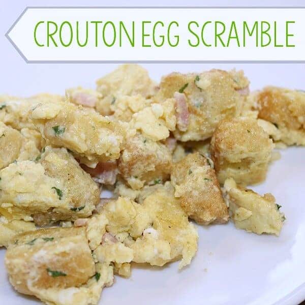 Crouton Egg Scramble