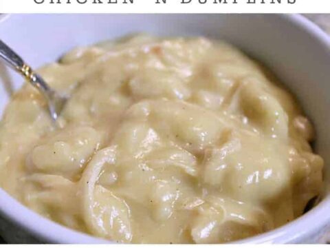 Easy Chicken and Dumplins recipe - just like Cracker Barrel's! This is a simple and filling dish your whole family will love!