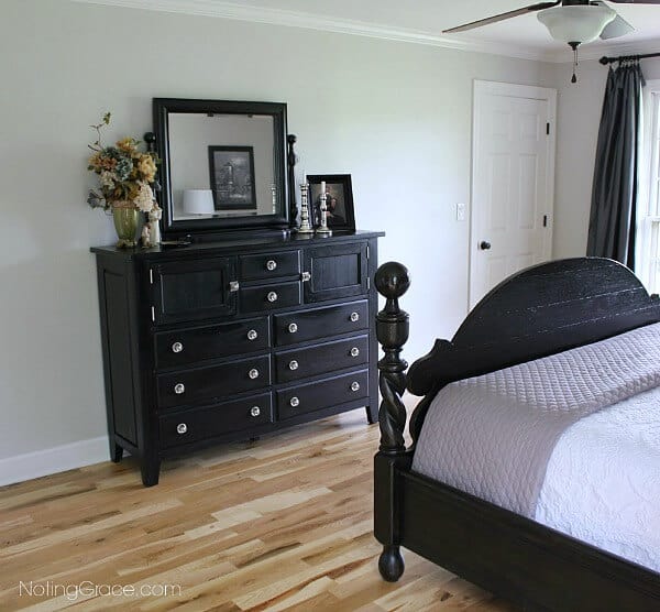 Master bedroom reveal, for now, mixing masculine and feminine to create a room we both love