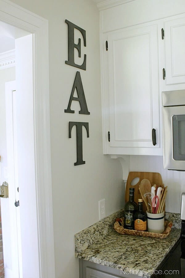 How to Make this DIY Kitchen sign for less than 10!