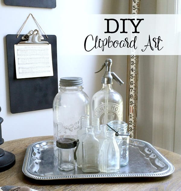 DIY Clipboard Art: Display Creating Chalkboard Painted Clipboards with twine from Noting Grace