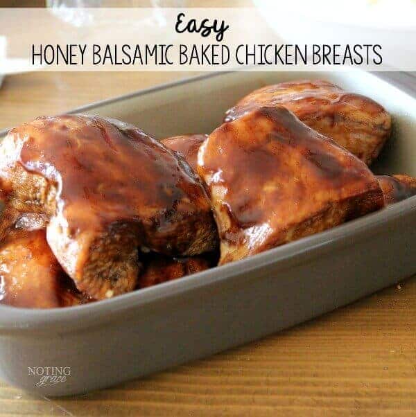 Easy Honey Balsamic Chicken Breast - an delicious addition to your menu that's easy to make!