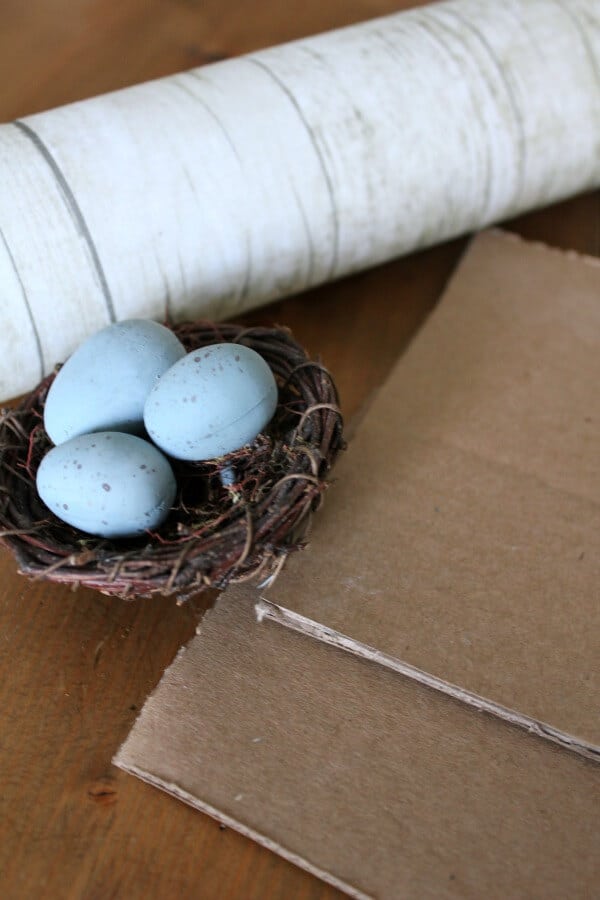 This Easy Spring DIY is such a cute way to bring touches of spring into your home by making a DIY framed nest.