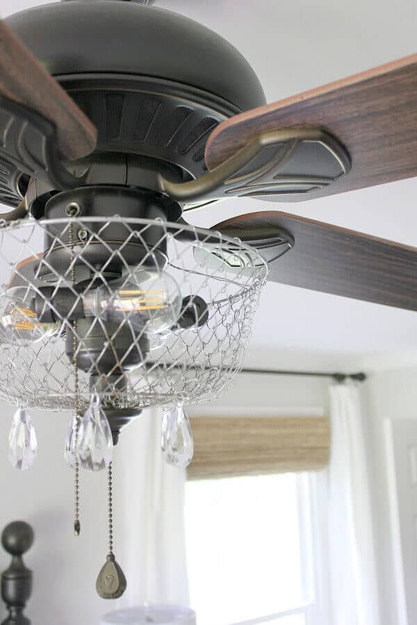 DIY Farmhouse Fan – Making Over Your Ugly Fixture