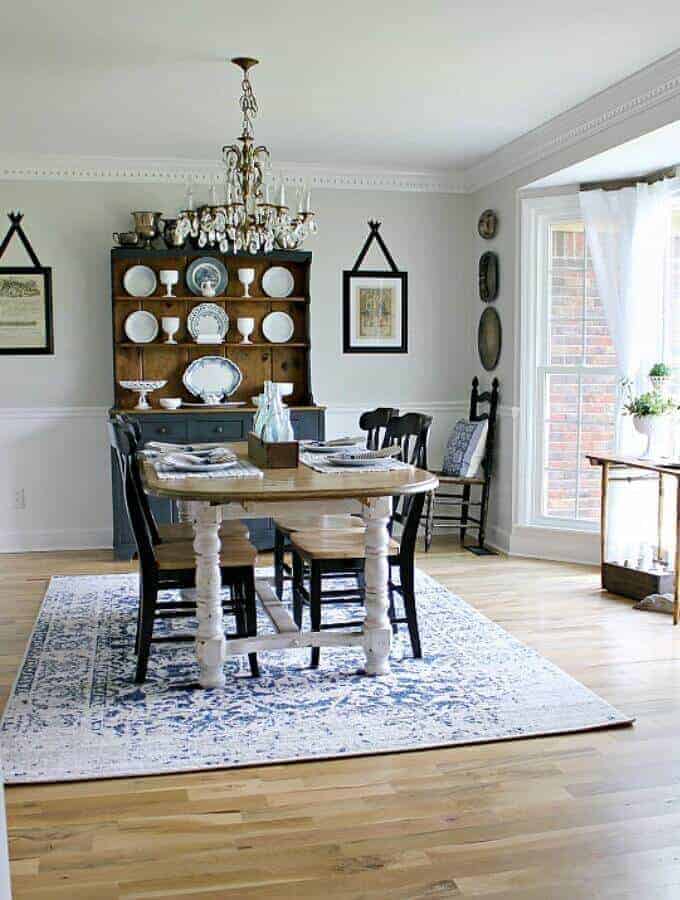A Budget Friendly Dining Room Makeover