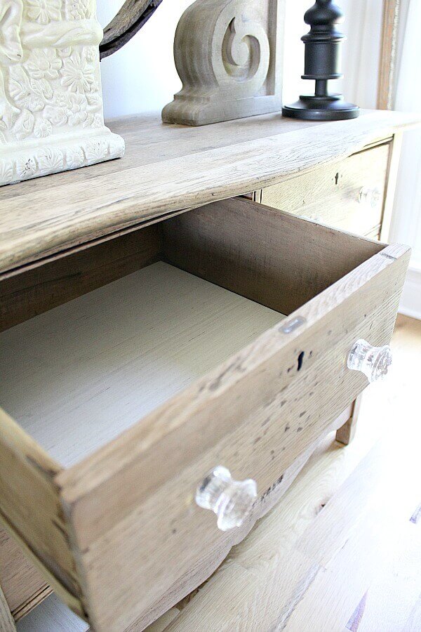 I took this ugly, disgusting dresser and transformed it into a beautiful DIY unfinished natural wood dresser