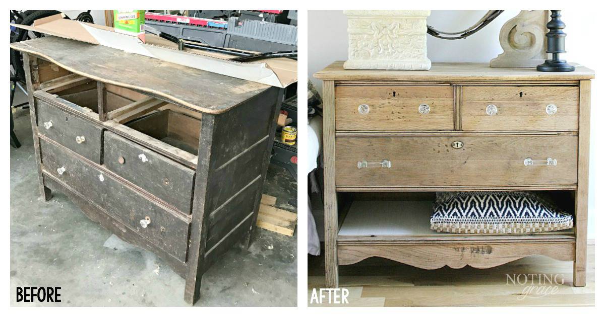 A DIY Unfinished Natural Wood Dresser | Noting Grace