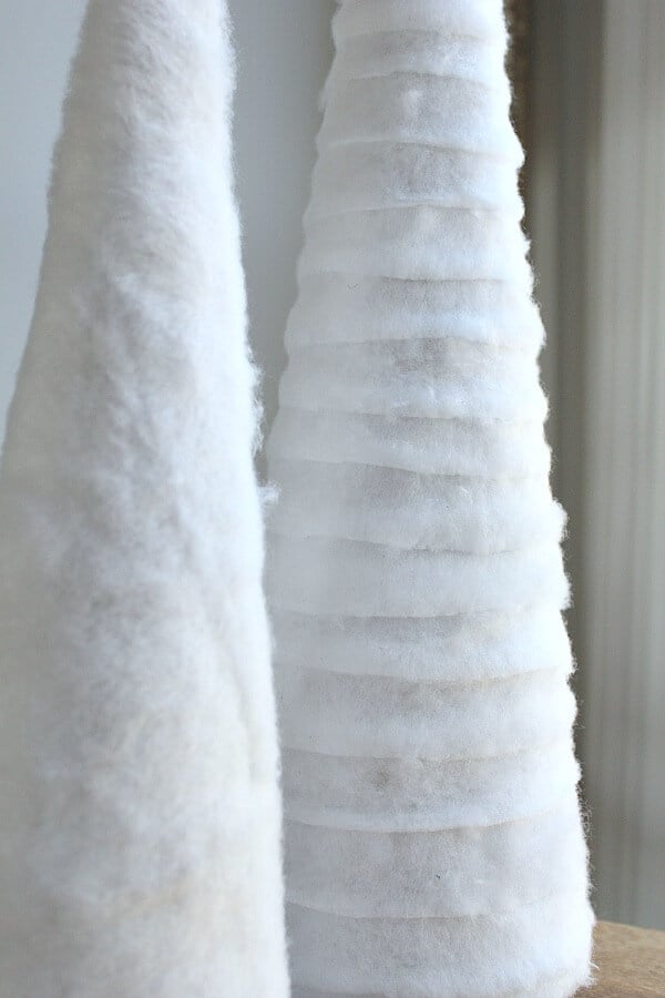 Budget friendly Christmas Decor: try this easy Handmade Fur Cone Tree!