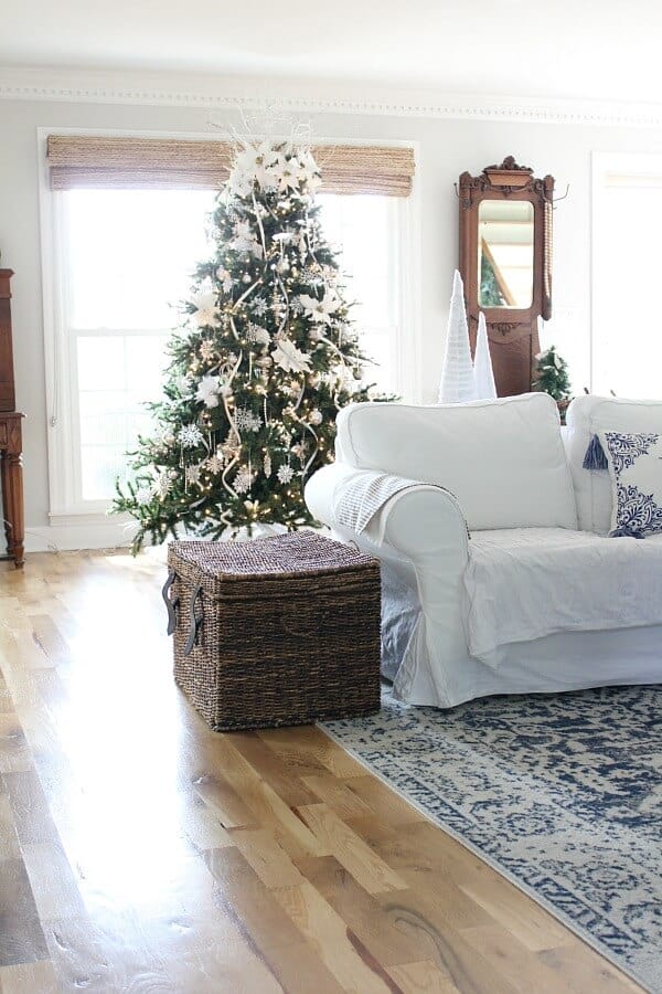 My Cozy Christmas Family Room - how I'm creating a place to make memories this season and sharing for the Home for the Holidays Christmas Blog Hop