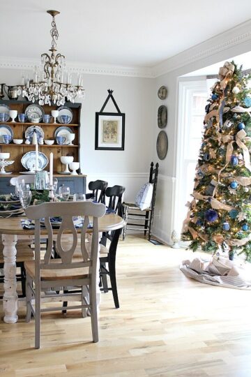 Denim Christmas Tree - the DIY version - Your Home Renewed