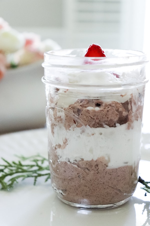 Fight temptation to snack on candy this season with this super simple and delicious treat. This low carb chocolate Easter parfait is sure to please anyone!