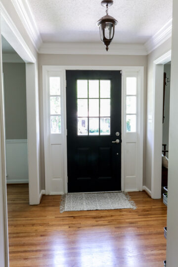 How to DIY a Glass Farmhouse Front Door - Your Home Renewed