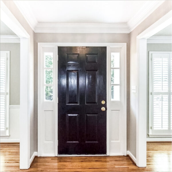 How to DIY a Glass Farmhouse Front Door - Your Home Renewed