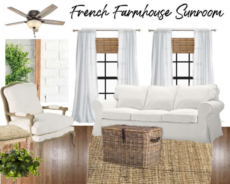 French Farmhouse Sunroom Plans