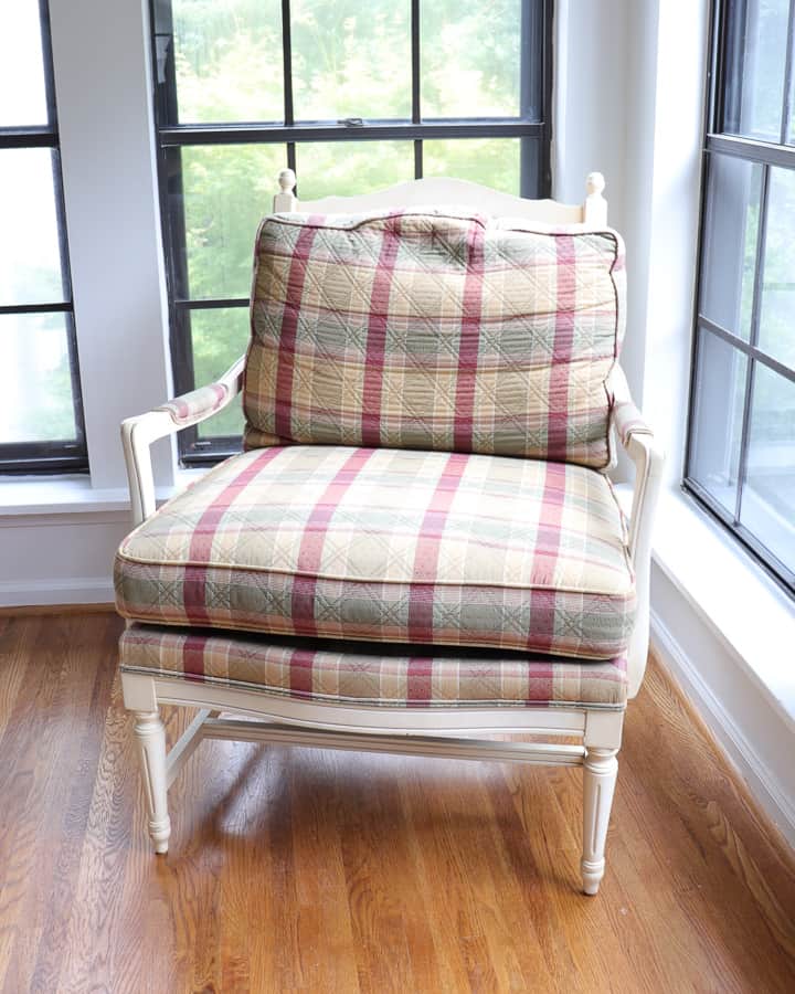 Easy French Country Armchair Makeover, French Country Arm Chair