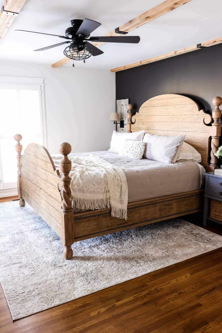 Modern French Country Bedroom Refresh