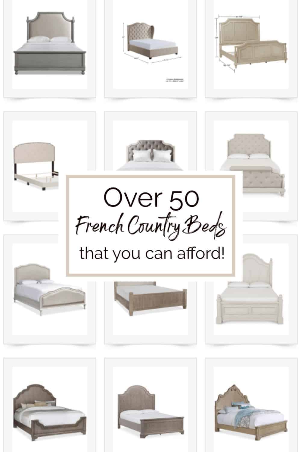 50+ Affordable French Country Beds That Make a Statement