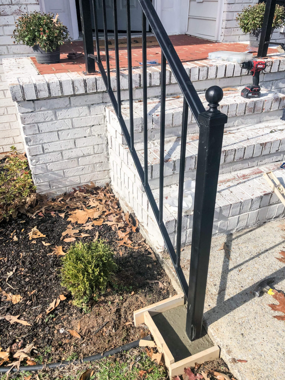 Repurposed Stair Railing How to Repurpose Exterior Iron Stair Railings