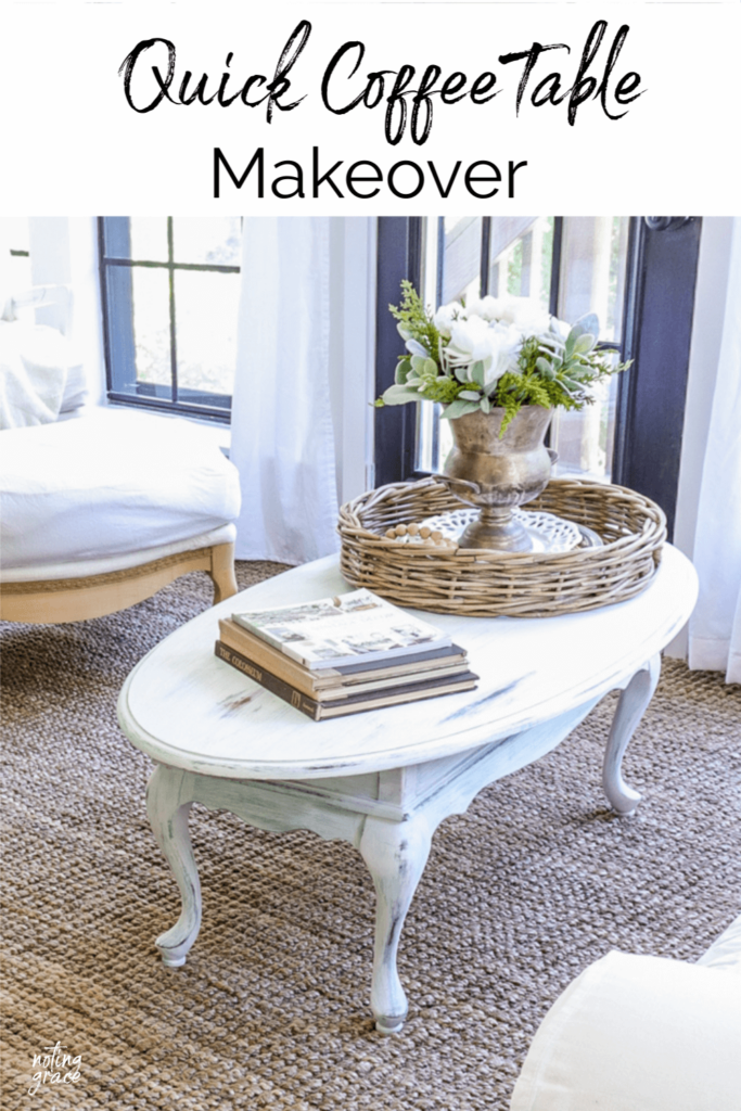 Quick Coffee Table Makeover