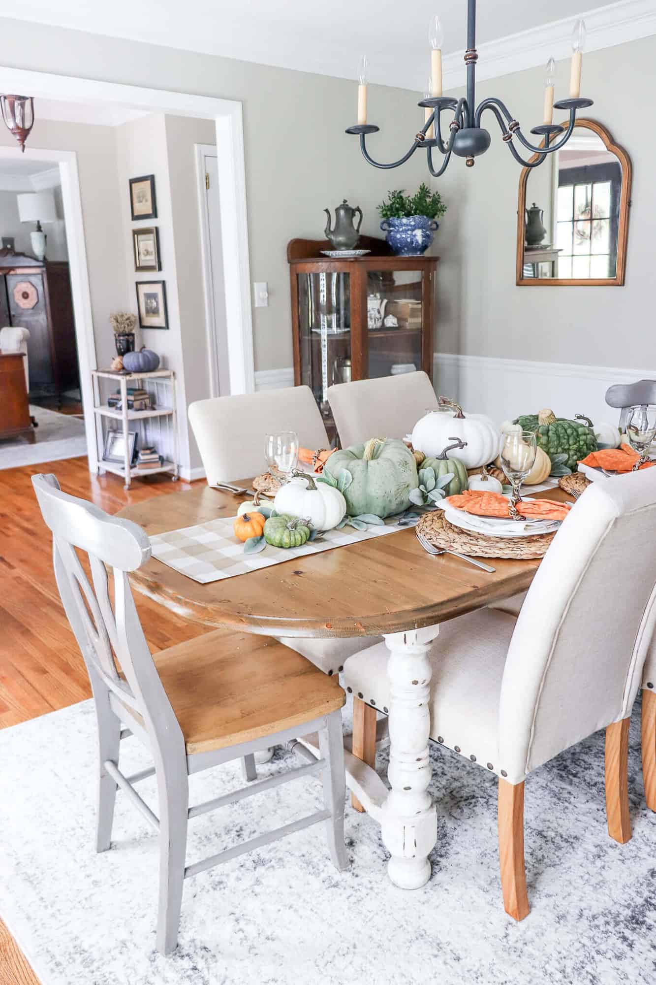 fall dining table