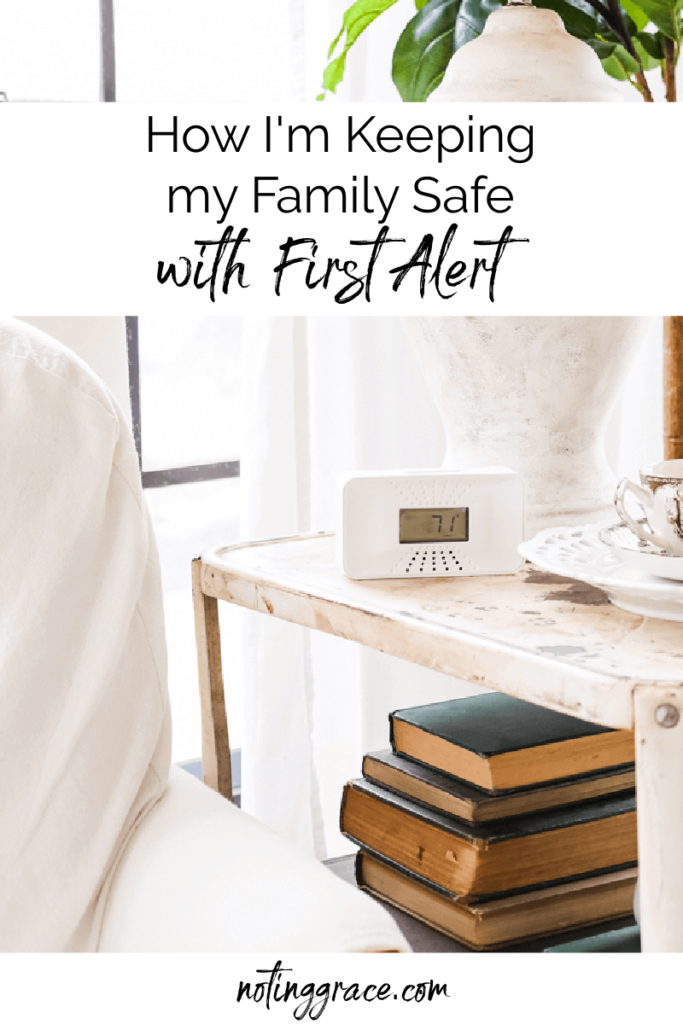 tabletop First Alert Carbon Monoxide Alarm