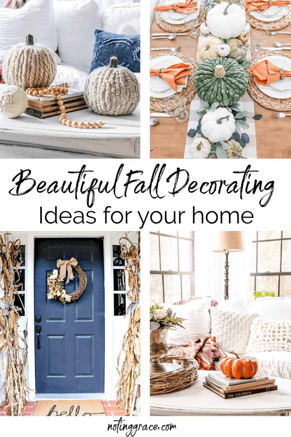 Beautiful Fall Decorating Ideas for your Home