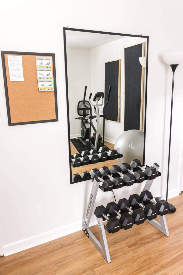 Our Small Home Gym Reveal - Your Home Renewed