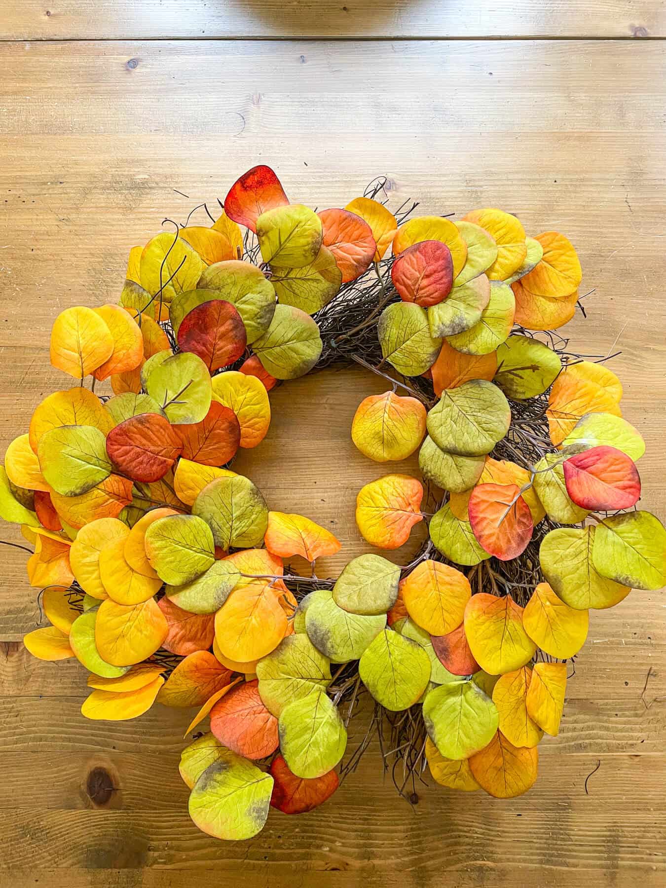 fall grapevine wreath