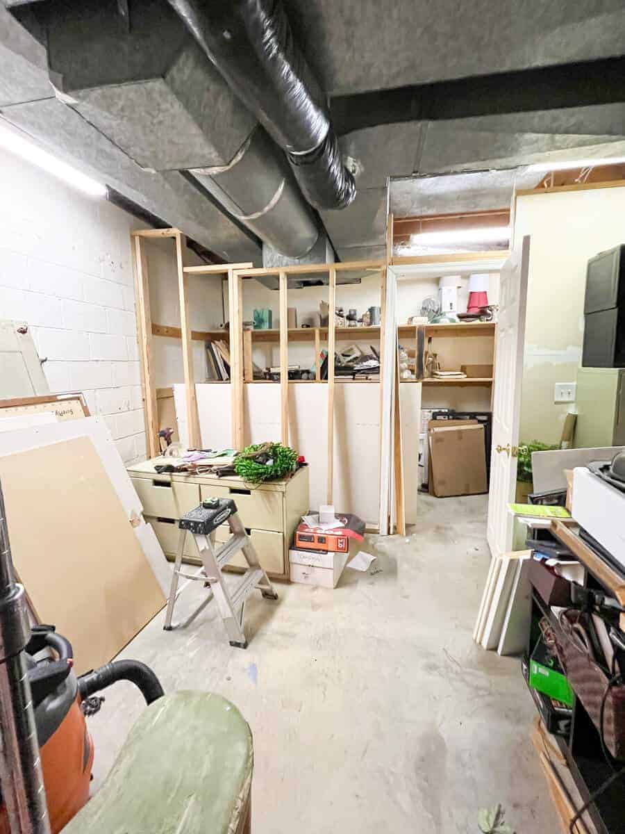 basement start room getting an update