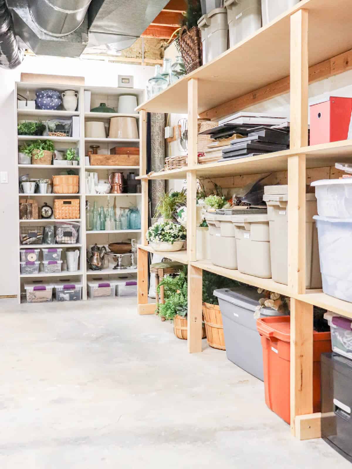 How to Make Over and Organize a Storage Room