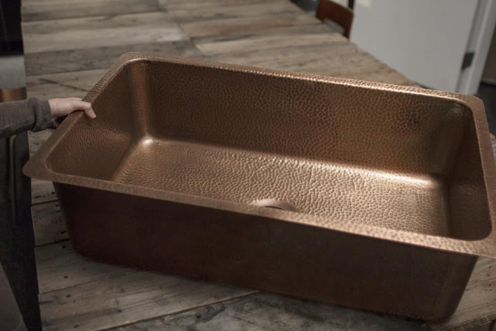 copper Sinkology 31" Rivera sink