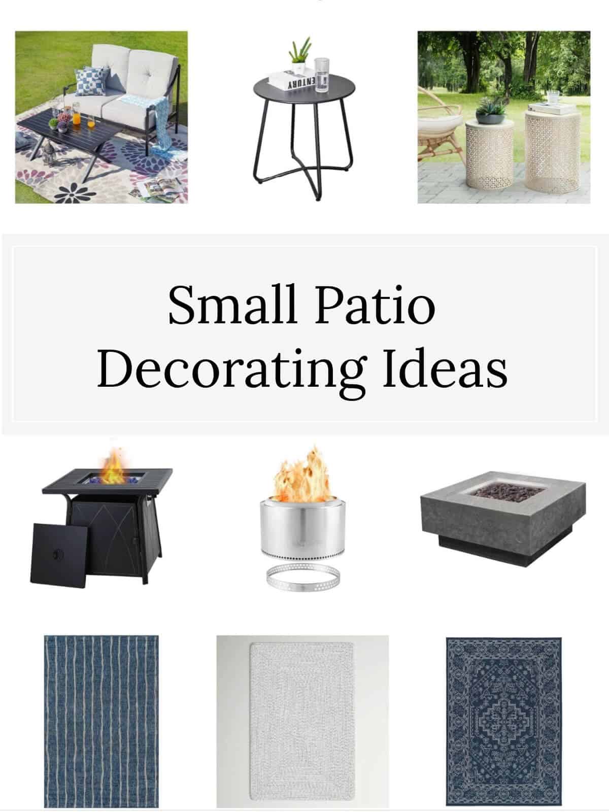 Small Patio Decorating Ideas with Wayfair Finds