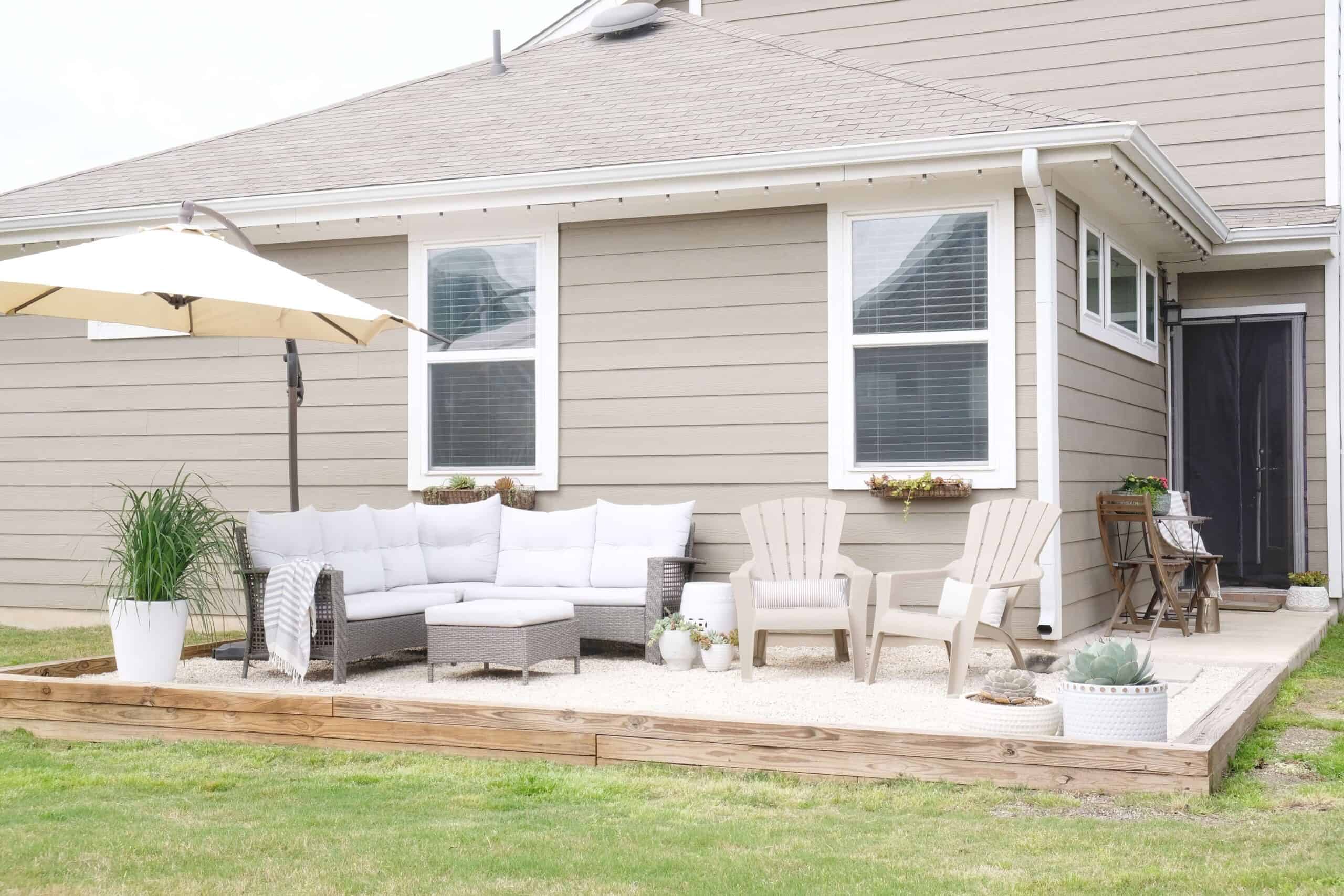 Gold Coast Canvas Easy and Affordable Gravel Patio