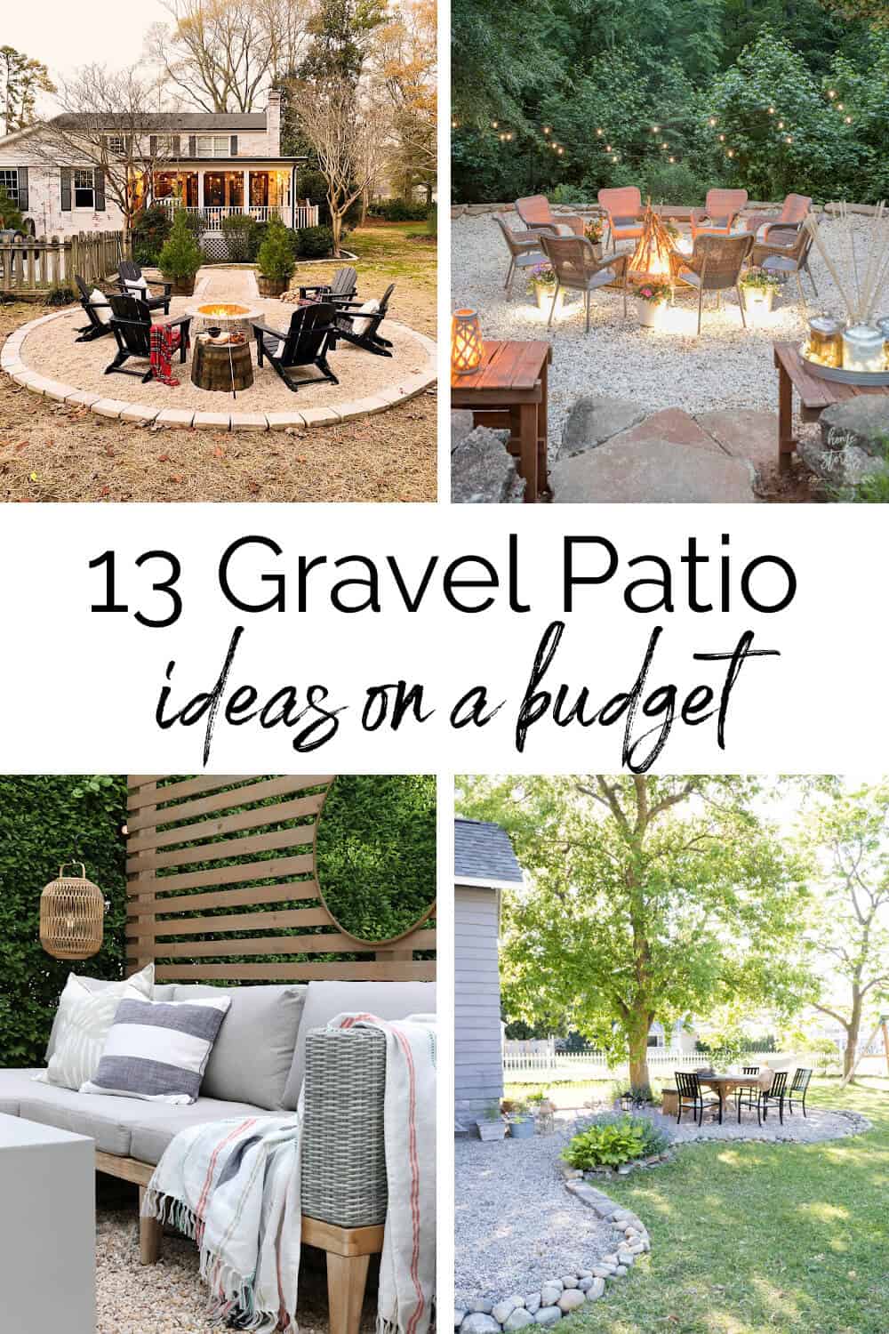 building a gravel patio