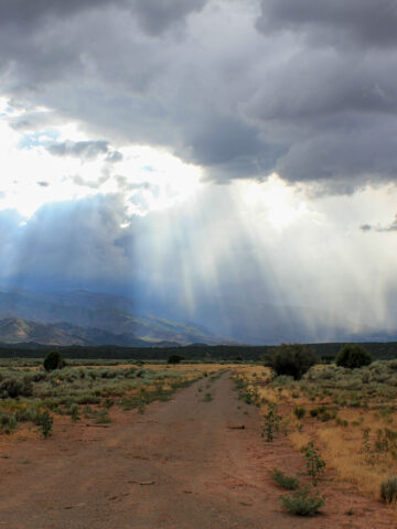 God sun rays from New Harmony, Utah