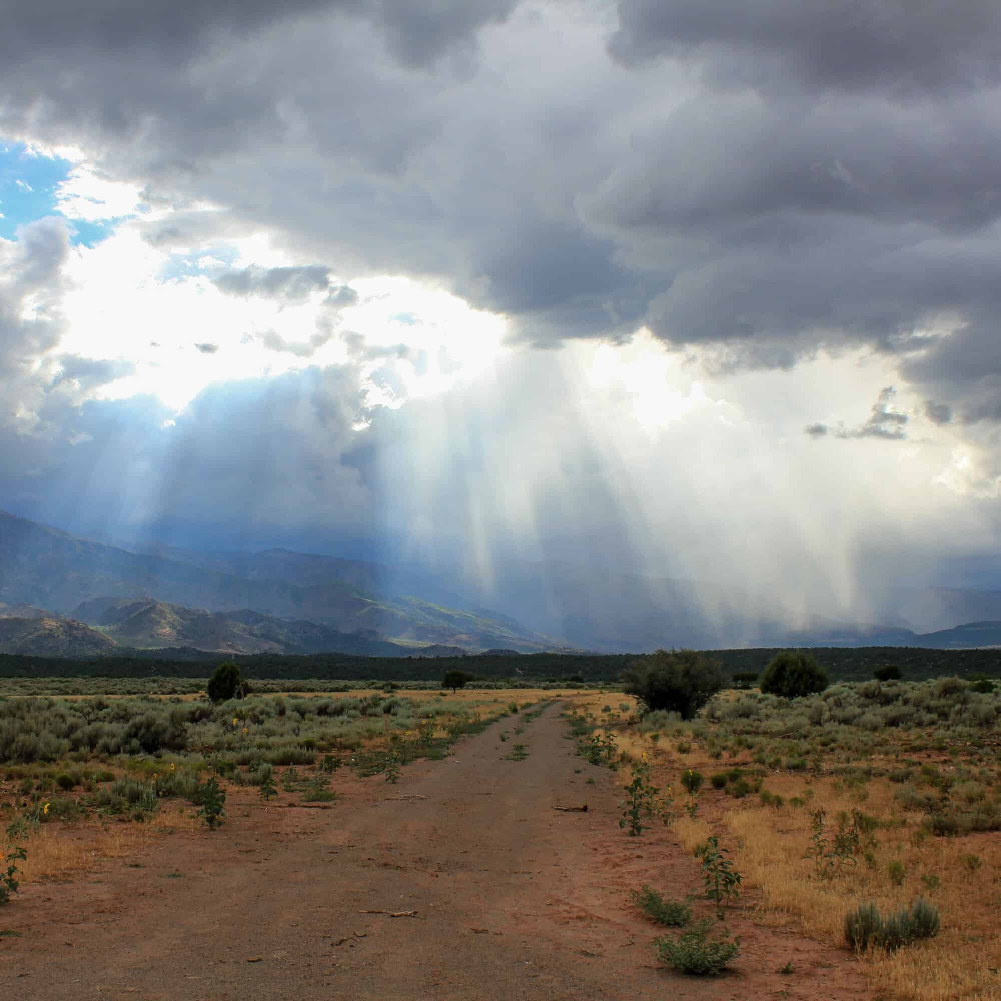 God sun rays from New Harmony, Utah
