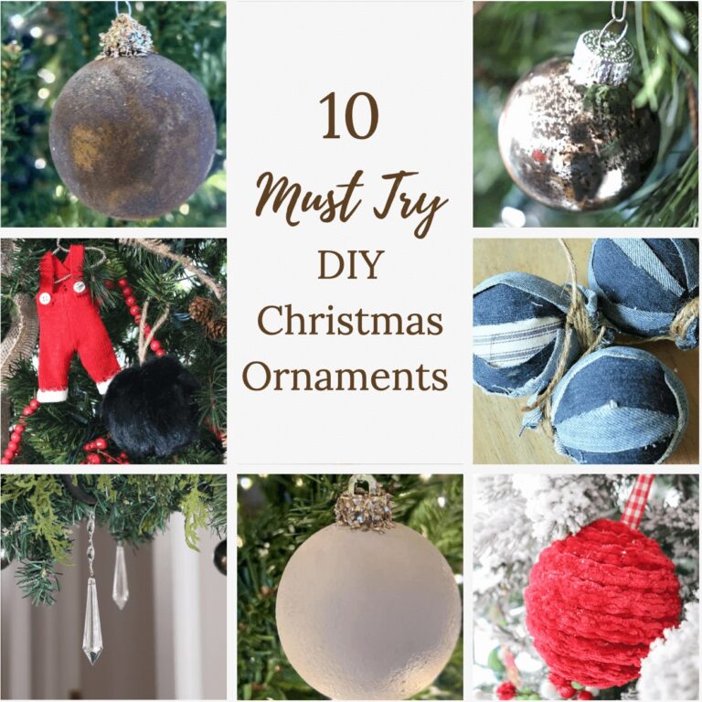 10 Must Try DIY Christmas Ornaments