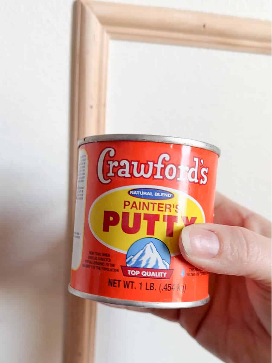 Crawfords putty used to fill nail holes