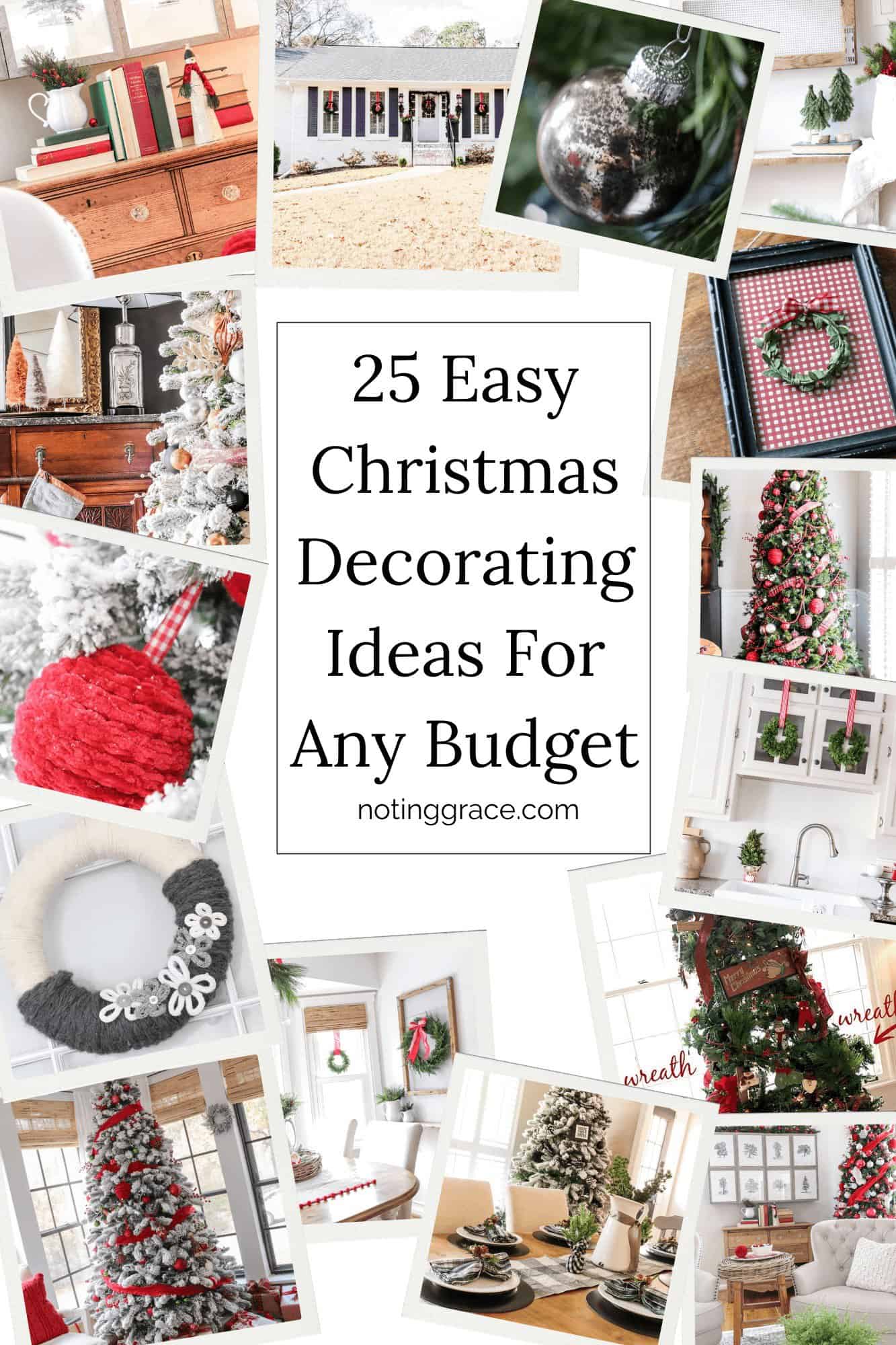 25 Easy Christmas Decorating Ideas for any Budget