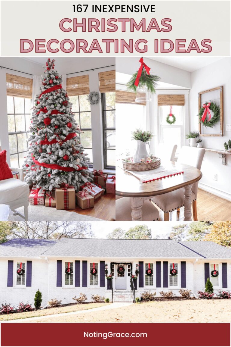 167 Inexpensive Christmas Decorating Ideas